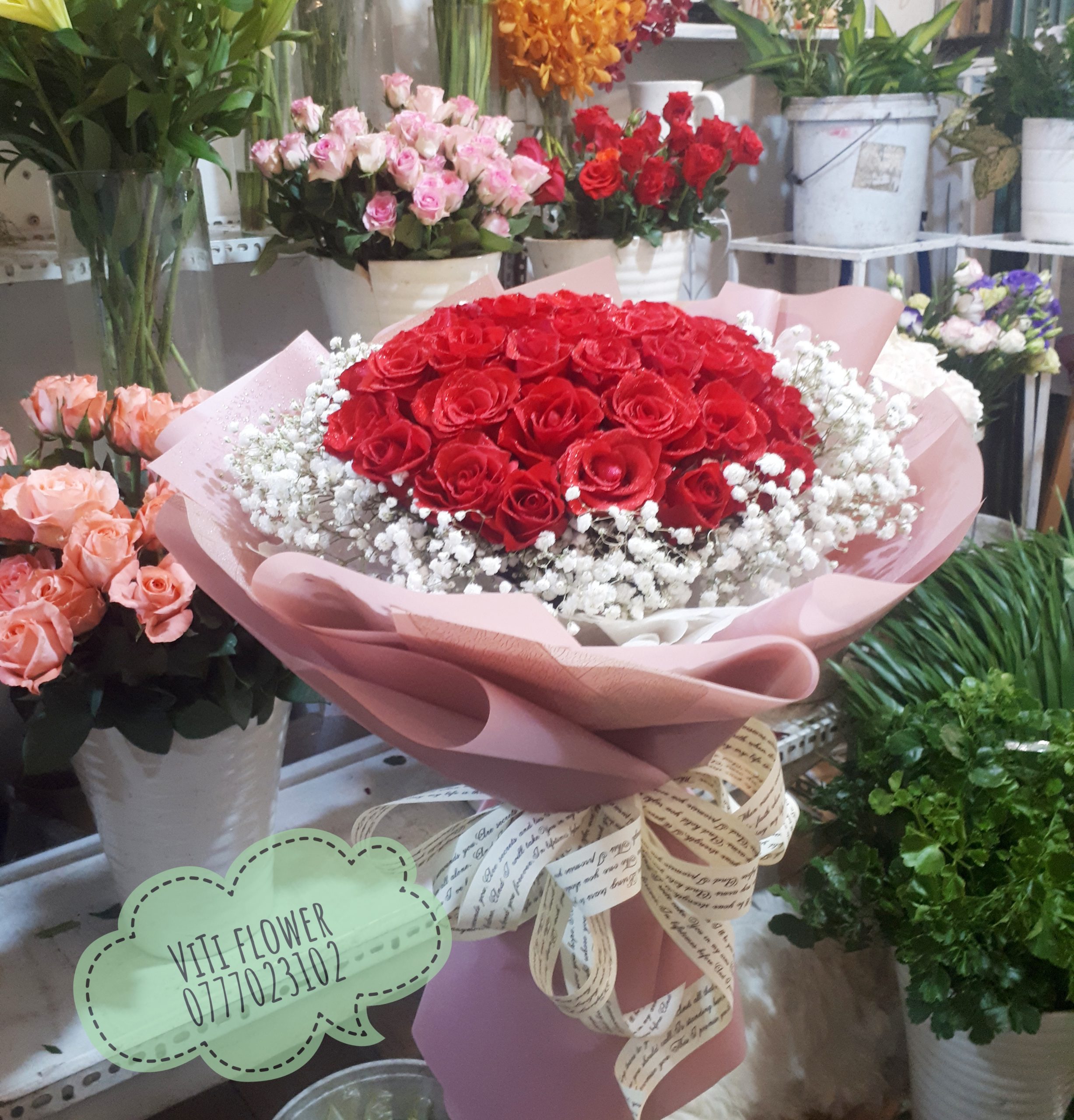 Bó Hoa Tươi đẹp Bh9051